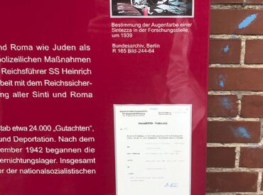 Einweihung einer Informationstele